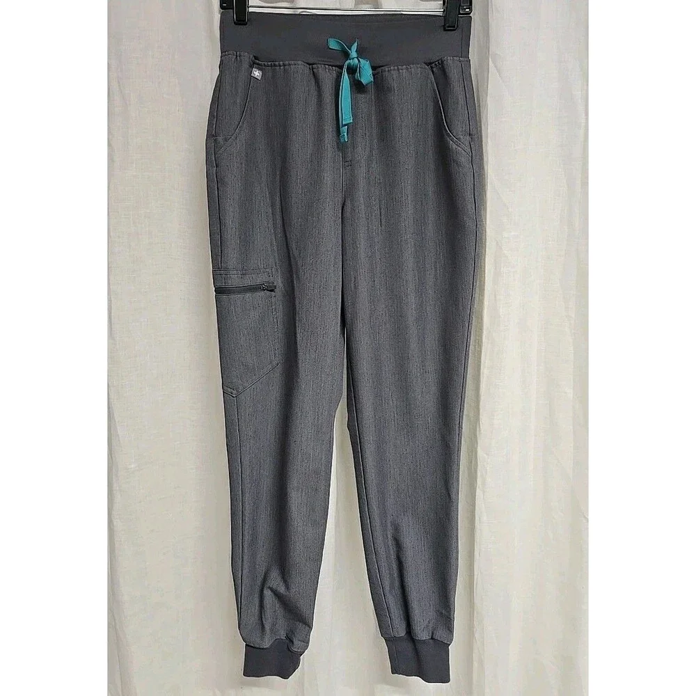 FIGS‎ Technical Collection Zamora Jogger Scrub Pants Gray Women’s Size S Regular